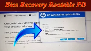 Create a Recovery USB Flash Drive for HP BIOS