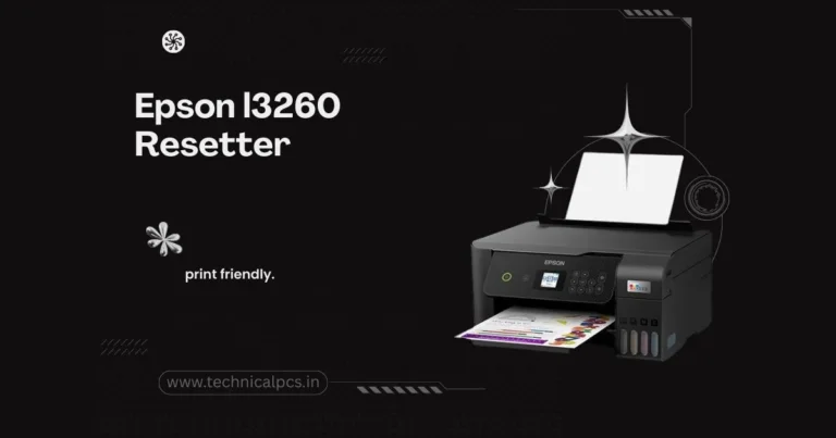 Epson l3260 Resetter download