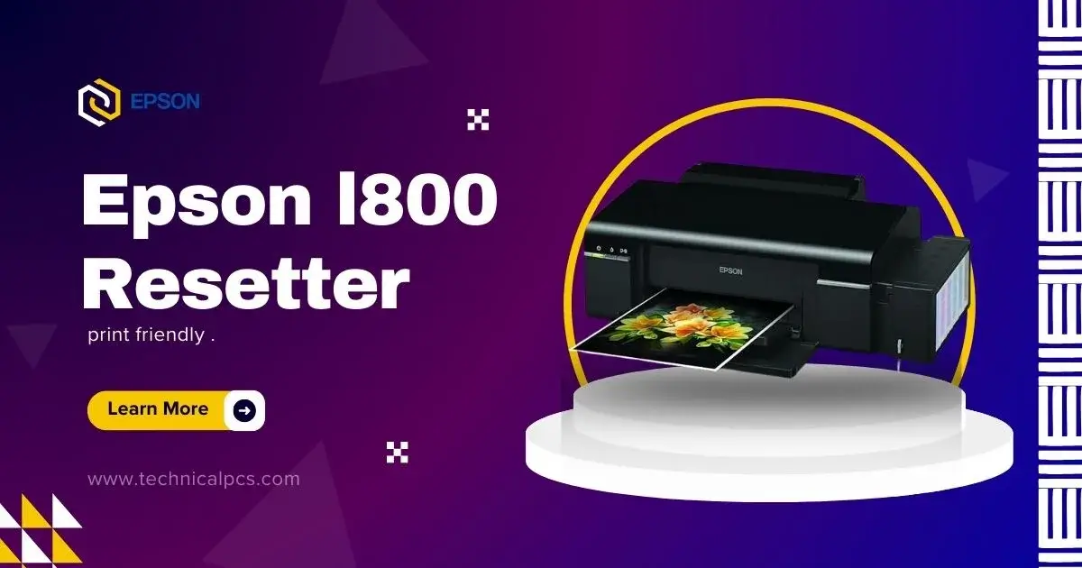 Epson l800 resetter