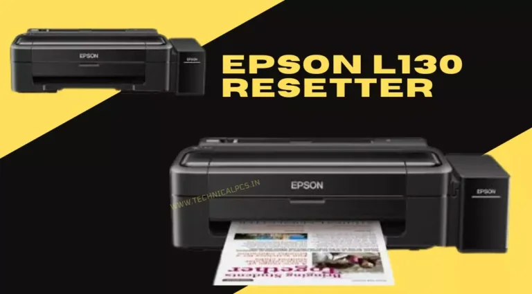 epson l130 resetter
