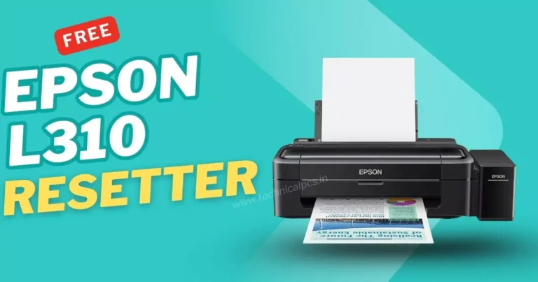 Epson l310 Resetter