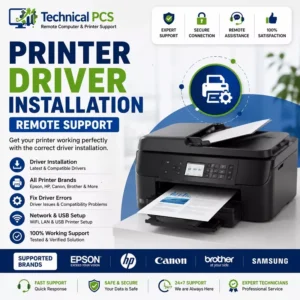Printer Driver Installation Service Remote Support by TechnicalPCS